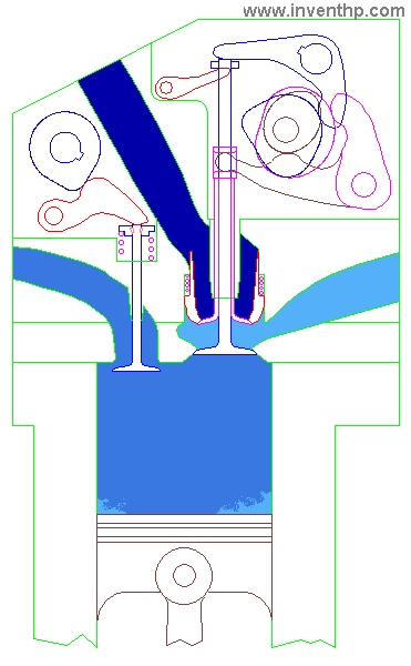 Animation of Dual Pressure Intake Compressor